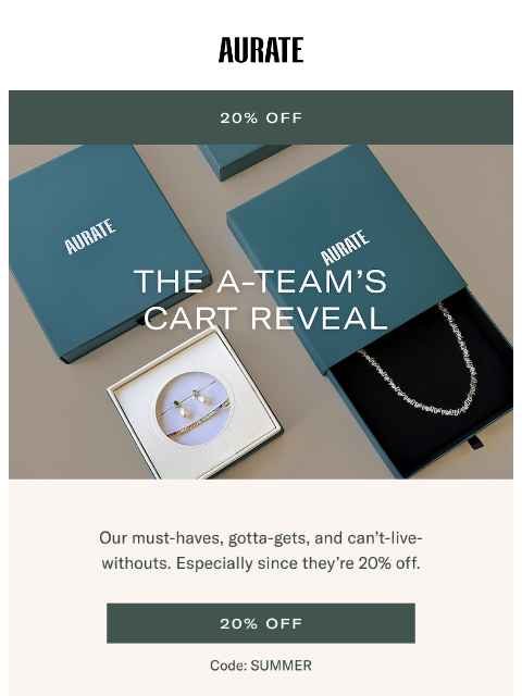 auratenewyork newsletter: THE VERY BEST OF SALE