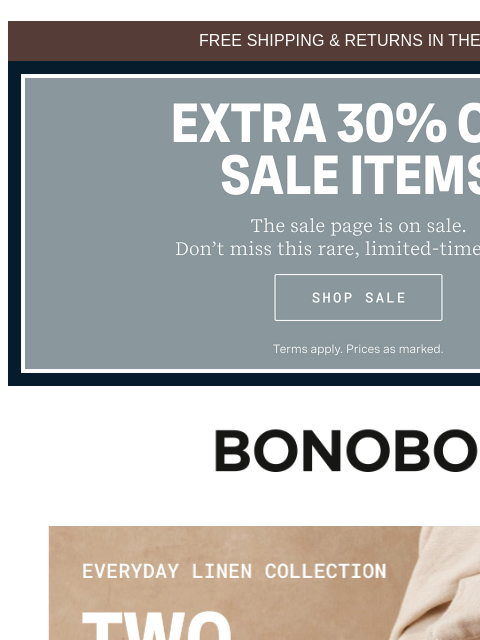 bonobos newsletter: Linen Shirts: Summertime Classics