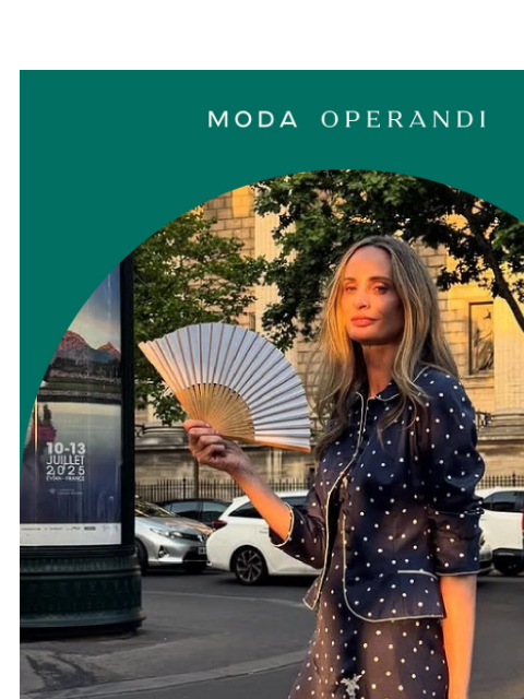 modaoperandi newsletter: Domestic Departures