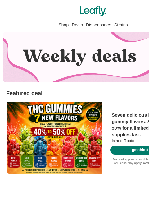 leafly newsletter: July is flyin' by 🐝