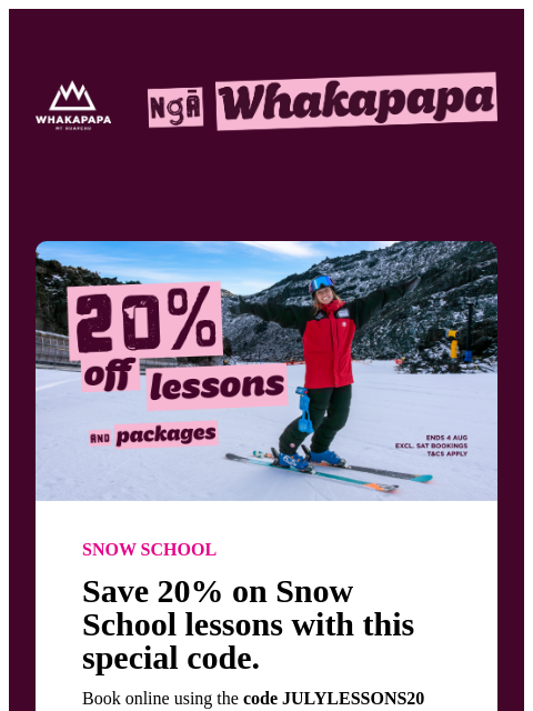 whakapapa newsletter: Your Maunga Update: 23rd July 2026 ⛰️
