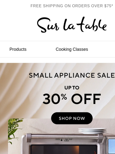 surlatable newsletter: Save Up to 30% on Electrics