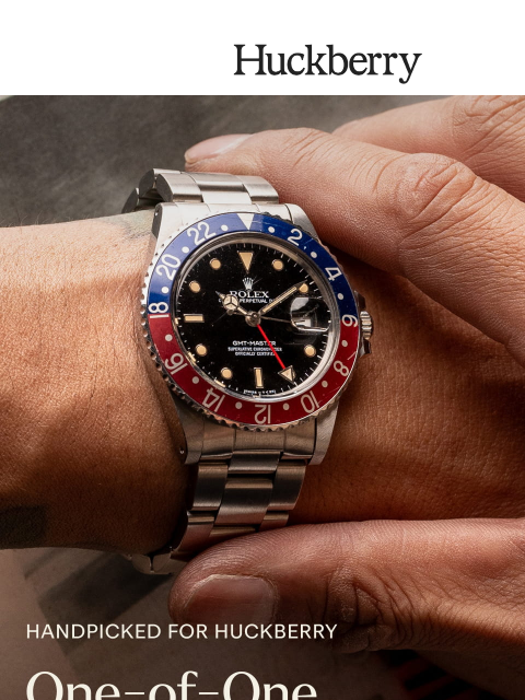 huckberry newsletter: '71 Rolex Pepsi Ghost