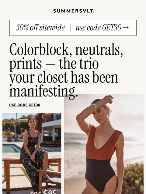summersalt newsletter: Annual Summer Sale *Favorites*