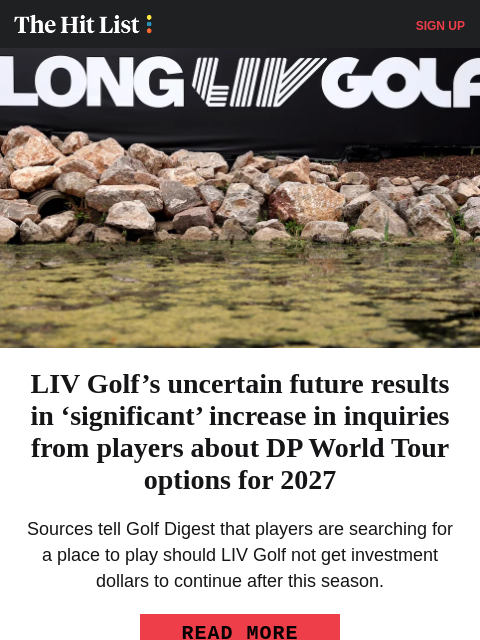 golfdigest newsletter: Amateur DQ'd for unusual rules violation