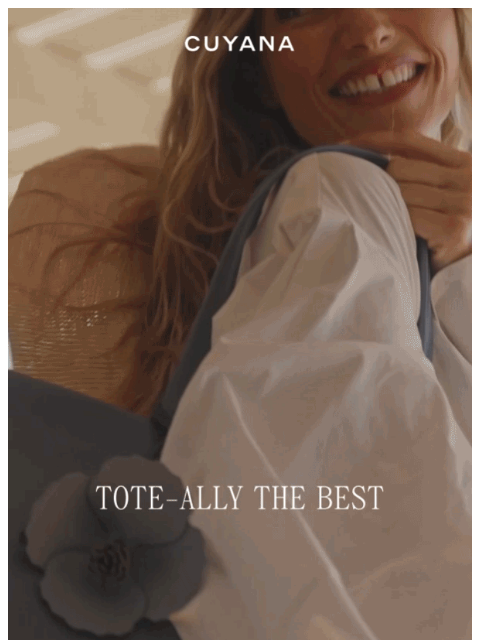 cuyana newsletter: Your Summer Tote Guide