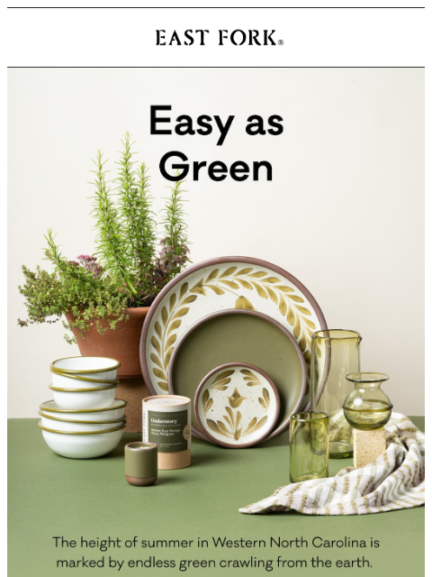 eastfork newsletter: Easy as Green