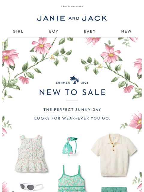 janieandjack newsletter: See what's new to sale