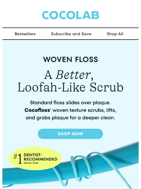 cocolab newsletter: Woven Floss > Standard Floss