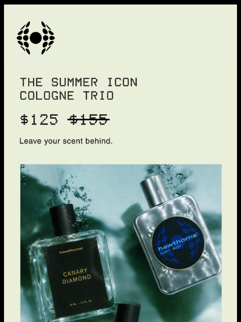hawthorne newsletter: One Summer. Three Signatures.