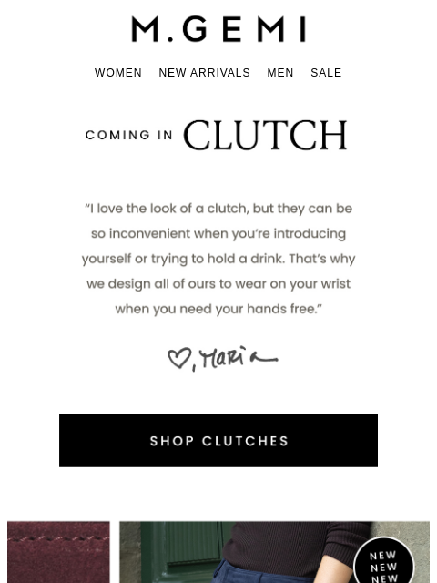 mgemi newsletter: A Trio Of Convertible Clutches