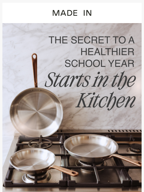 madeincookware newsletter: Clean cooking essentials for a healthier school ye...