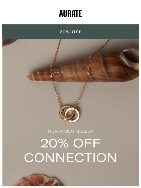 auratenewyork newsletter: 20% OFF OUR #1 BESTSELLER