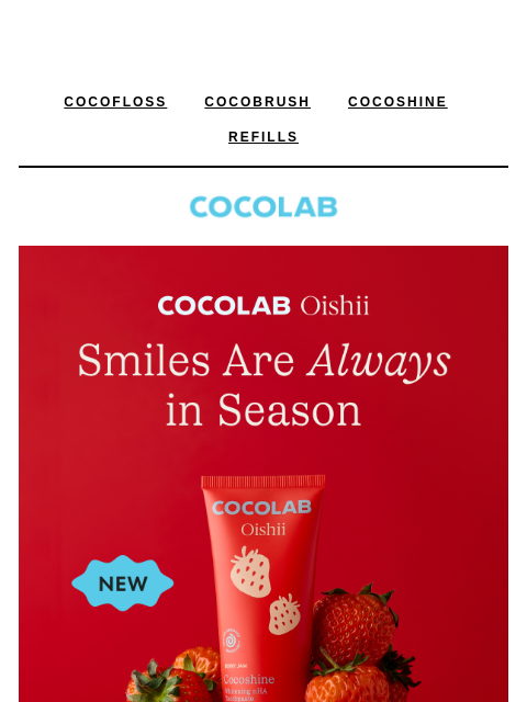 cocolab newsletter: We bottled the perfect strawberry 🍓