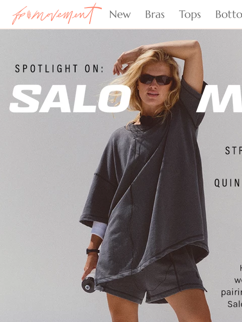 freepeople newsletter: NEW from Salomon 👟👟👟