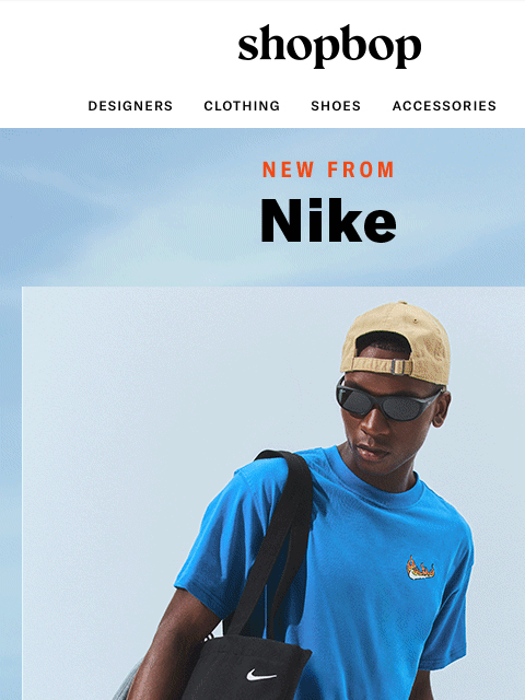 shopbop-mail newsletter: New Nike (get moving)