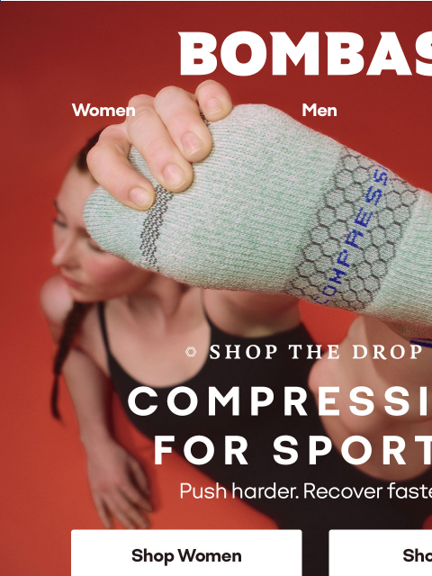 bombas newsletter: New Compression for Workouts