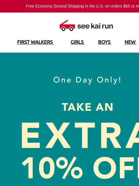 seekairun newsletter: Sale on Sale? Yes Please! Take an Extra 10% Off!