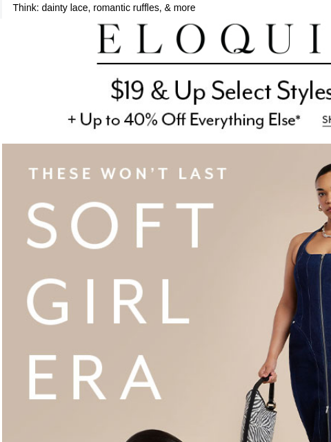 eloquii newsletter: Soft-girl summer dresses 🤍