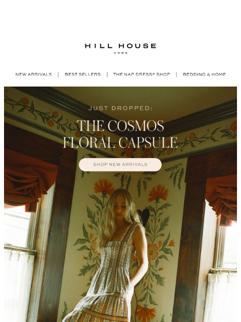 hillhousehome newsletter: JUST DROPPED: The Cosmos Floral Capsule