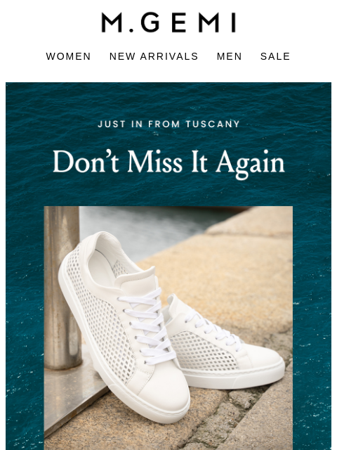mgemi newsletter: BACK. IN. STOCK.