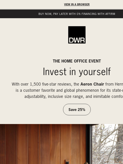 dwr newsletter: 1,500+ five-star reviews can’t be wrong