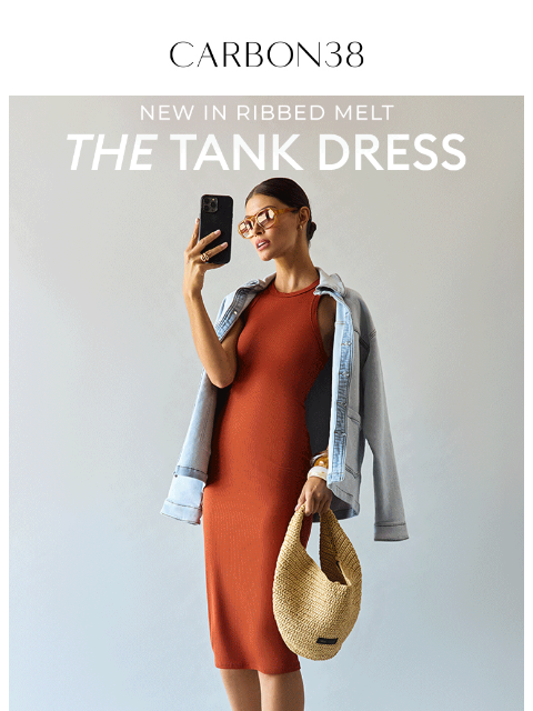 carbon38 newsletter: NEW: The Tank Dress