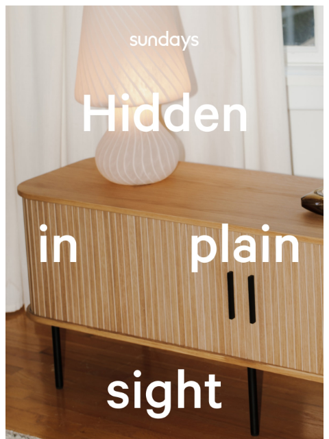 sundays-company newsletter: The Summer you turned organized