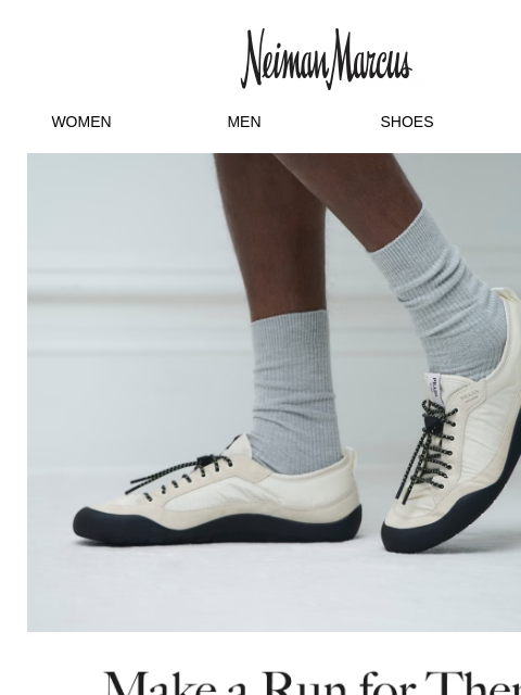 neimanmarcus newsletter: Prada’s perfect sneakers for summer