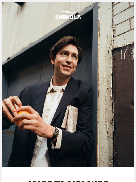 shinola newsletter: Runwell Chronograph: Own Your Time