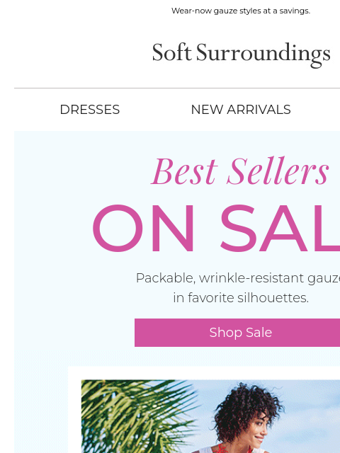 softsurroundings newsletter: Summer Best Sellers on Sale