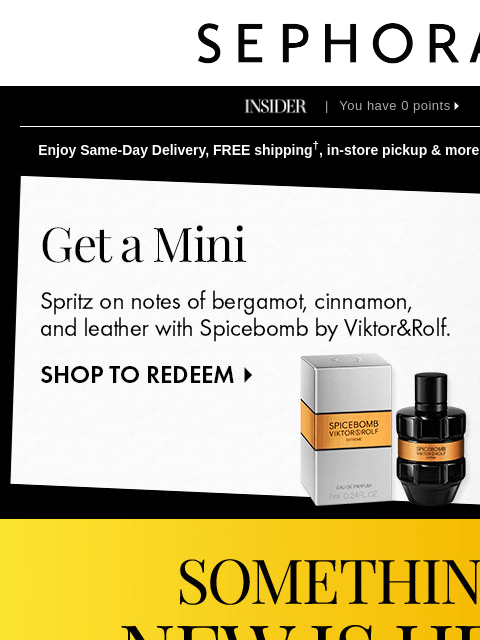 sephora newsletter: NEW SUNSCREEN 💦 ☀️ 🏖️