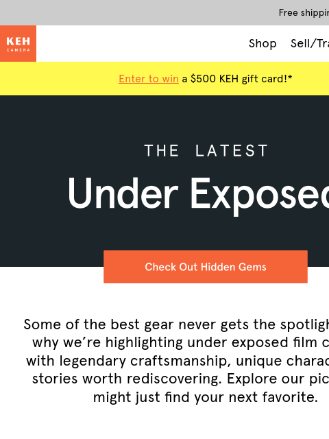 keh newsletter: Hidden gems of film photography