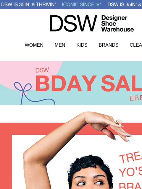 dsw newsletter: Helloooo, obsession-worthy brands >>>