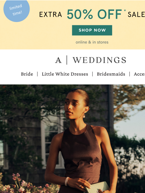 anthropologie newsletter: Extra 50% OFF sale styles