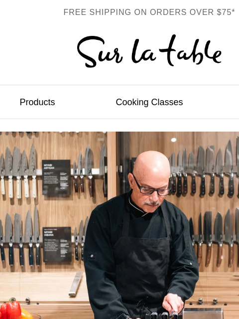 surlatable newsletter: Because a sharp knife is a safer knife.