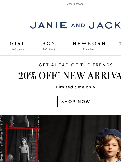 Parisian-inspired and always on trend. View in browser Stores Janie and Jack Girl Boy Newborn Tween Janie and Jack Girl Boy Newborn Tween Girl Boy Newborn Girl Newborn Boy Accessories Sale Gift