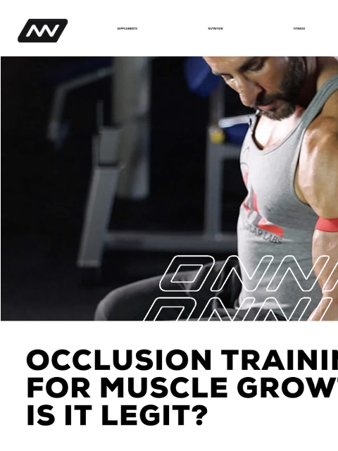 Though originally developed in rehab settings, occlusion training has become popular among bodybuilders and recreational lifters. SUPPLEMENTS NUTRITION FITNESS APPAREL If you've been curious about