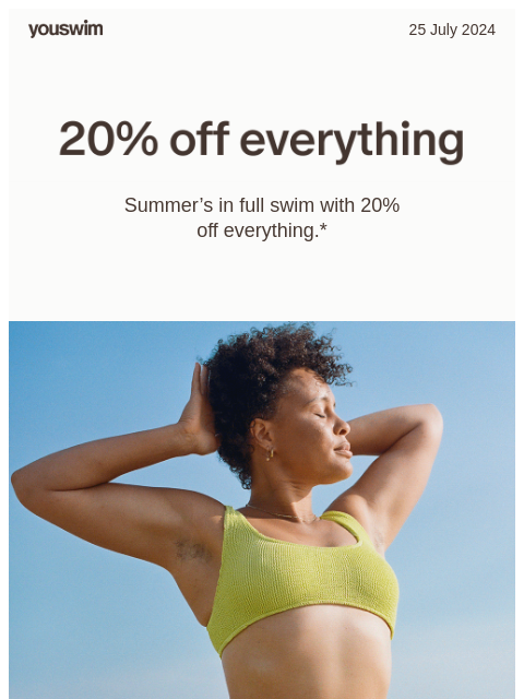 Take 20% off all swimsuits + free worldwide shipping. ͏ ͏ ͏ ͏ ͏ ͏ ͏ ͏ ͏ ͏ ͏ ͏ ͏ ͏ ͏ ͏ ͏ ͏ ͏ ͏ ͏ ͏ ͏ ͏ ͏ ͏ ͏ ͏ ͏ ͏ ͏ ͏ ͏ ͏ ͏ ͏ ͏ ͏ ͏ ͏ ͏ ͏ ͏ ͏ ͏ ͏ ͏ ͏ ͏ ͏ ͏ ͏ ͏ ͏ ͏ ͏ ͏ ͏ ͏ ͏ ͏ ͏ ͏ ͏ ͏ ͏ ͏ ͏ ͏ ͏ ͏ ͏ ͏ ͏