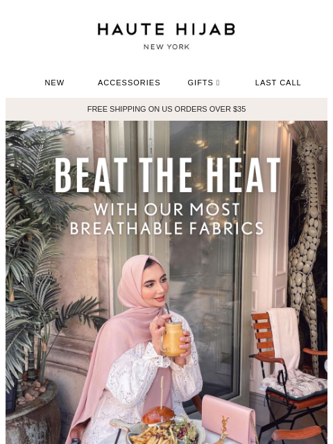 hautehijab newsletter: Dealing with summer heat in hijab 🥵