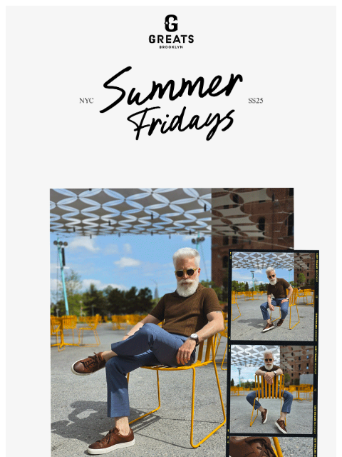 greatsbrand newsletter: Sharp Kicks. Linen Fits. NYC Summer