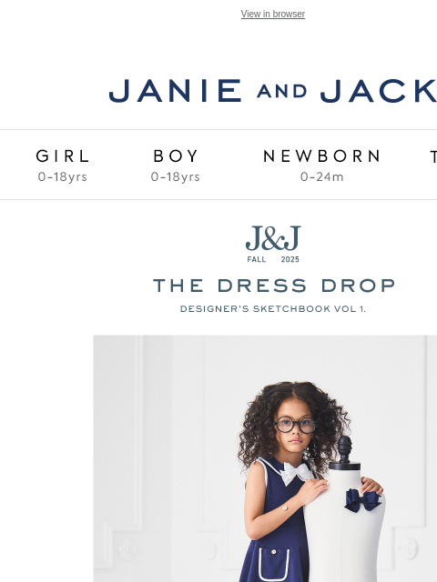 janieandjack newsletter: Just arrived: The Dress Drop