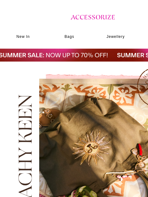 accessorize newsletter: Beach bags for “just-landed” feelings