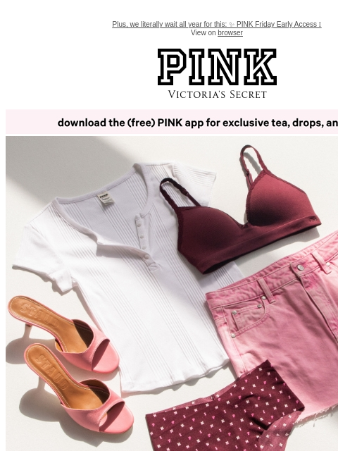 vspink newsletter: POV: You Found Your Forever Bra 🥹