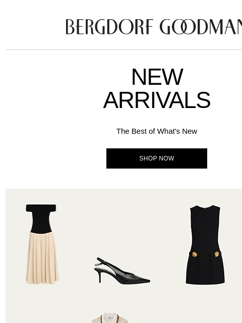 bergdorfgoodman newsletter: Newness Report: This Just In