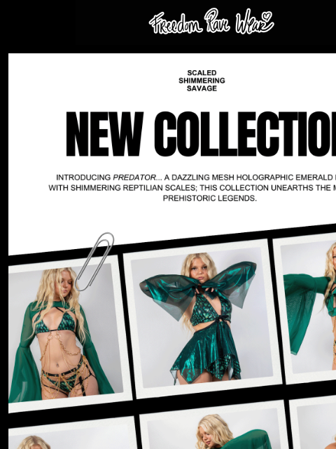 freedomravewear newsletter: Oops wrong link 😳