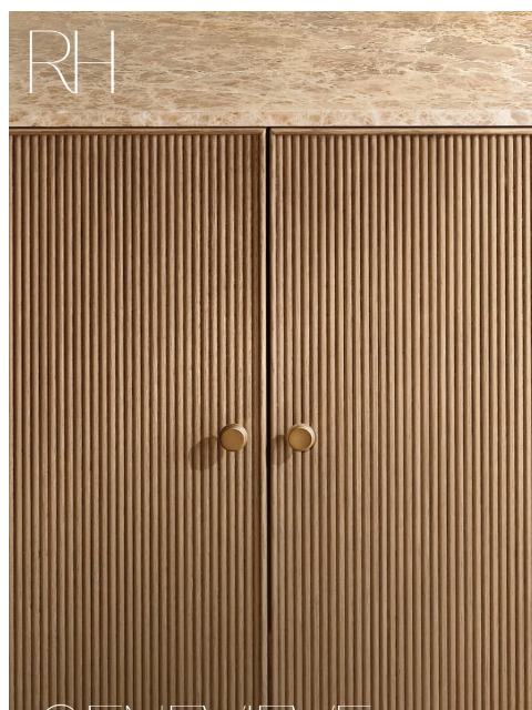 rh newsletter: A Contemporary Classic. Genevieve in European Whit...