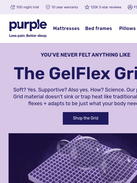 purple newsletter: Does your mattress move with you?