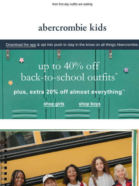 abercrombie newsletter: are they missing recess yet? 🎒
