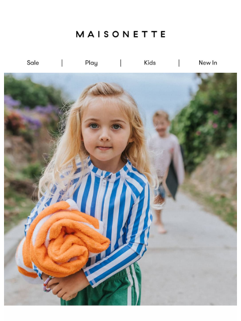 maisonette newsletter: Vacation Mode: Activated
